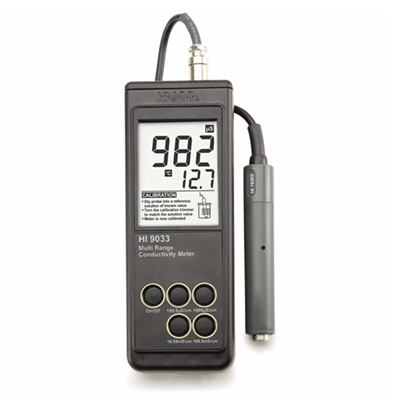 HI9033微電腦溫度補(bǔ)償功能電導(dǎo)率EC測定儀